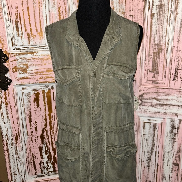Mossimo Supply Co. Olive Green Vest - Picture 3 of 8